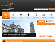 Tablet Screenshot of pisaairport.net